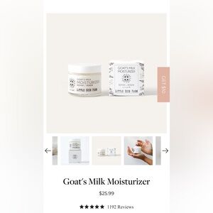 Goat Milk Face Moisturizer